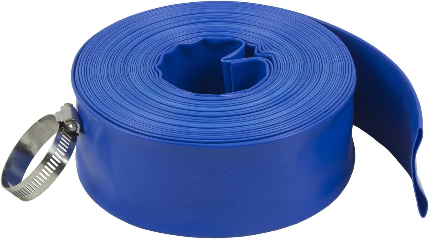 Sturdy 2-Inch Swimming Pool Backwash Hose, 50-Feet – Weather-Resistant & Durable
