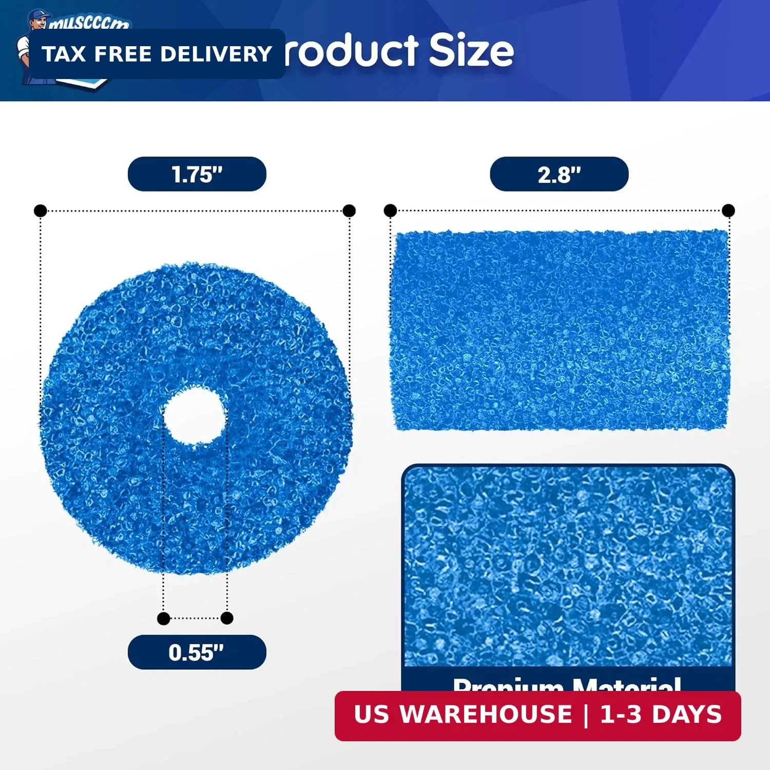 for Polaris Pool Cleaner Parts, 12 Pack Sweep Hose Tail Scrubbers Replacement fo
