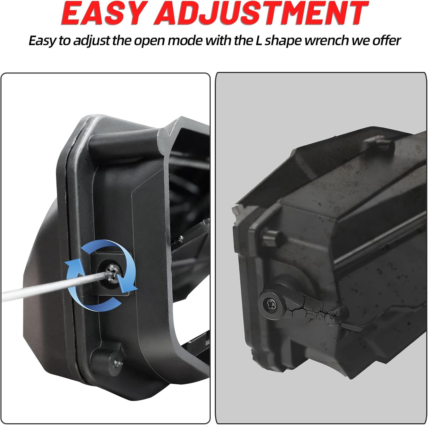 2Pcs UTV Vents for Windshield Universal Vented Windscreen Fit Replacement Compat