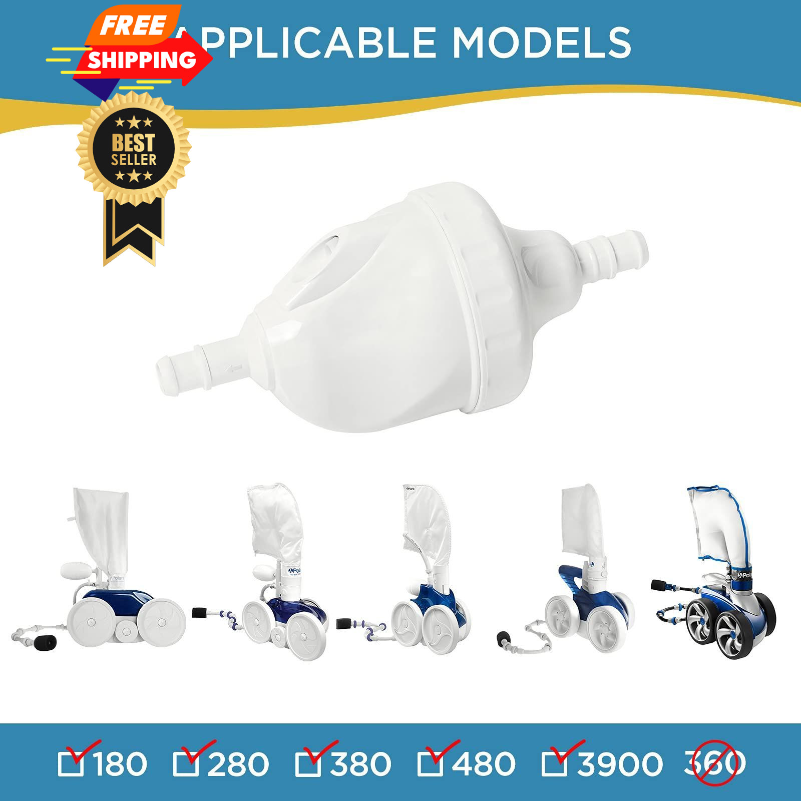 MAKHOON Upgraded G52 Backup Valve Replacement for Polaris Pool 1.25 inches