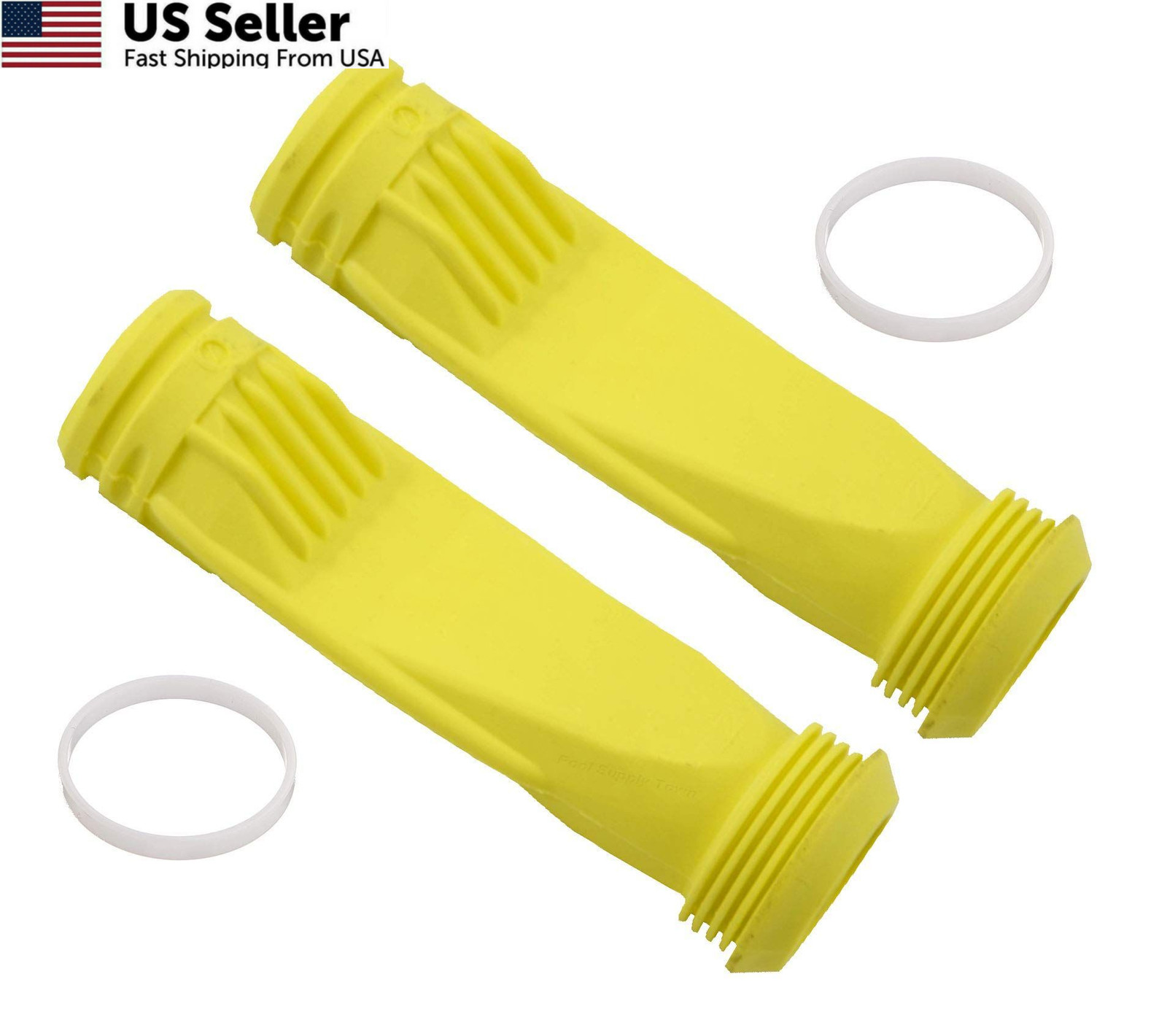 ATIE Pool Cleaner Long Life Diaphragm W69698 with Retaining 2 Pack, Yellow