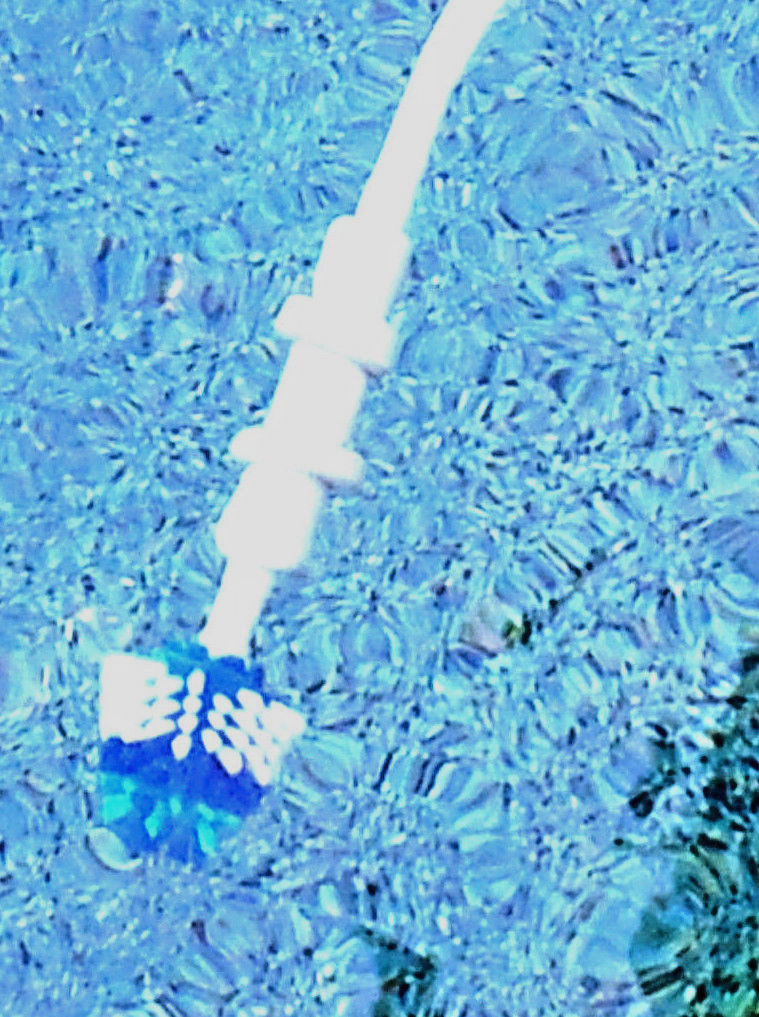NO SPRAY- SWEEP HOSE TAIL SCRUBBER (FOAM) BRUSH for Polaris and Pentair Cleaner