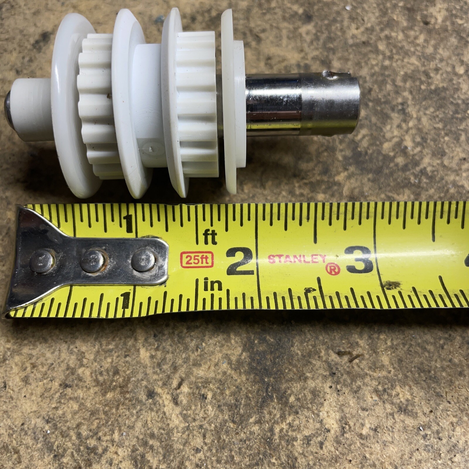 Aqua Products Aquabot Drive Pulley Assembly Long 2.75 Used
