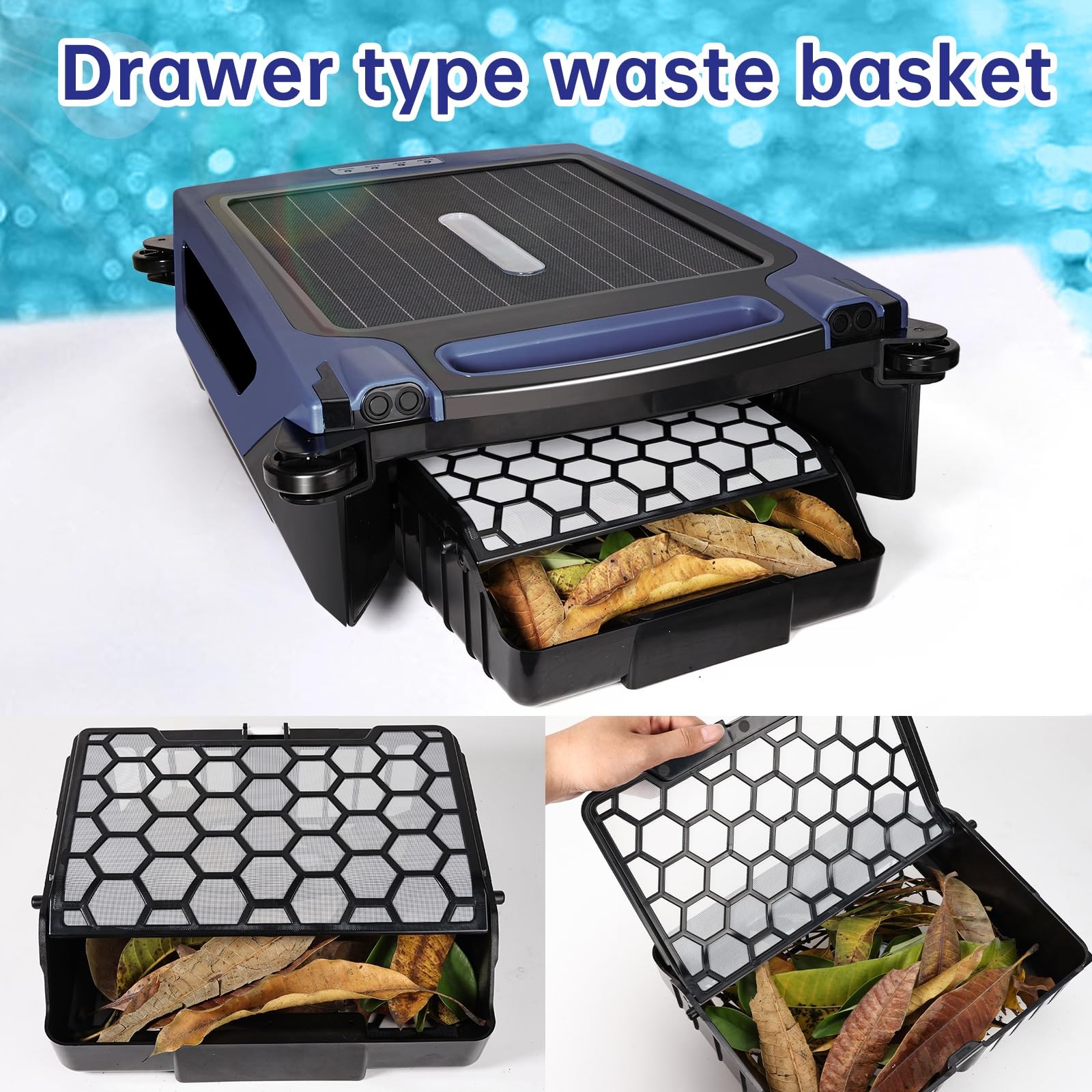 2026 New Model Solar Pool Skimmer Robot, APP Control, Pool Surface Cleaner Ro…
