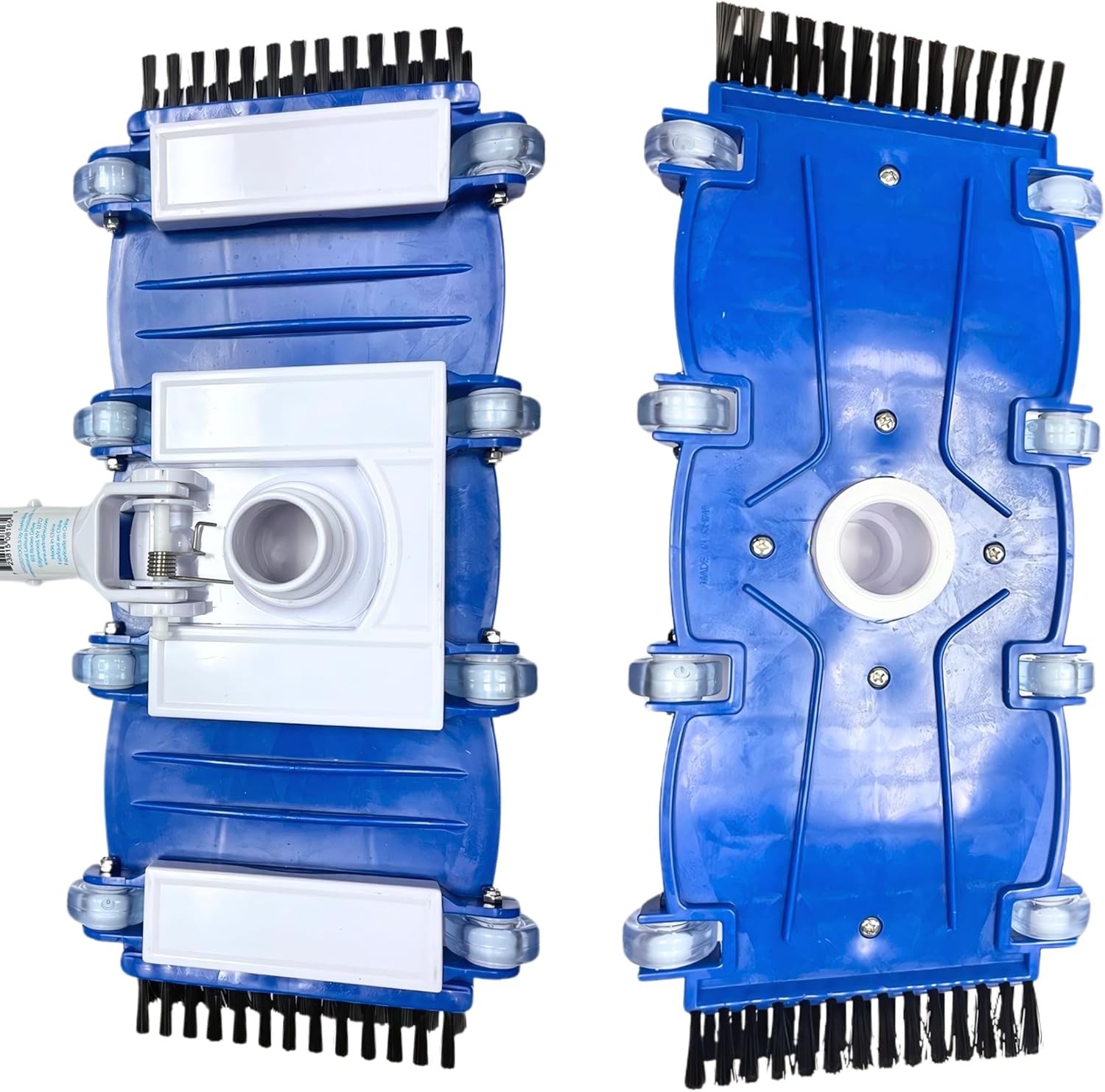 SWIMLINE HYDROTOOLS Manual Pool Vacuum Head Concrete Vac W/ Brushes
