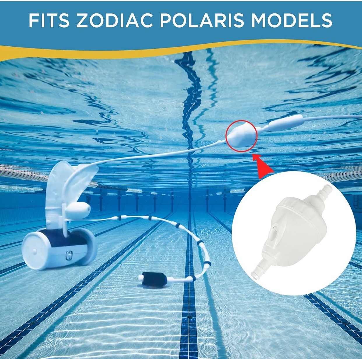 G52 Polaris Pool 380 Cleaner Backup Valve For Pool Cleaner 180,280,380,480,3900