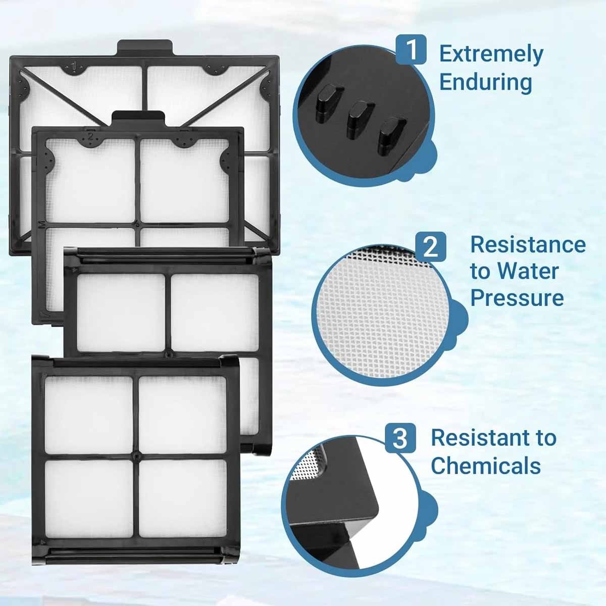 Filter Panels Replacement Part for Dolphin Escape, Advantage, Prowler 910 USA
