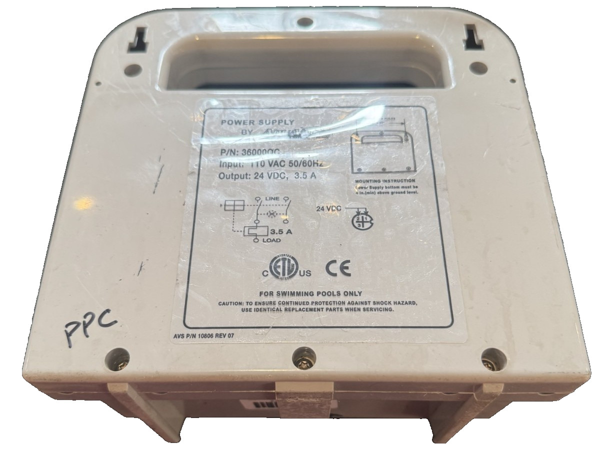 Aqua Vac Dirt Devil robotic pool cleaner power supply #36000QC