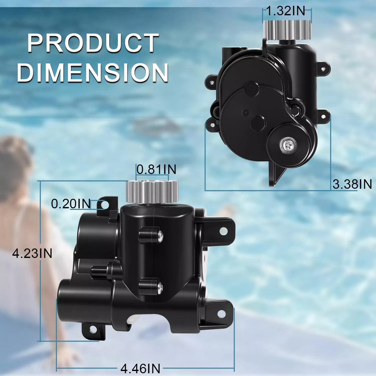 R0837300 Gearbox Assembly for Zodiac Polaris Quattro P40/Sport Pool Cleaner