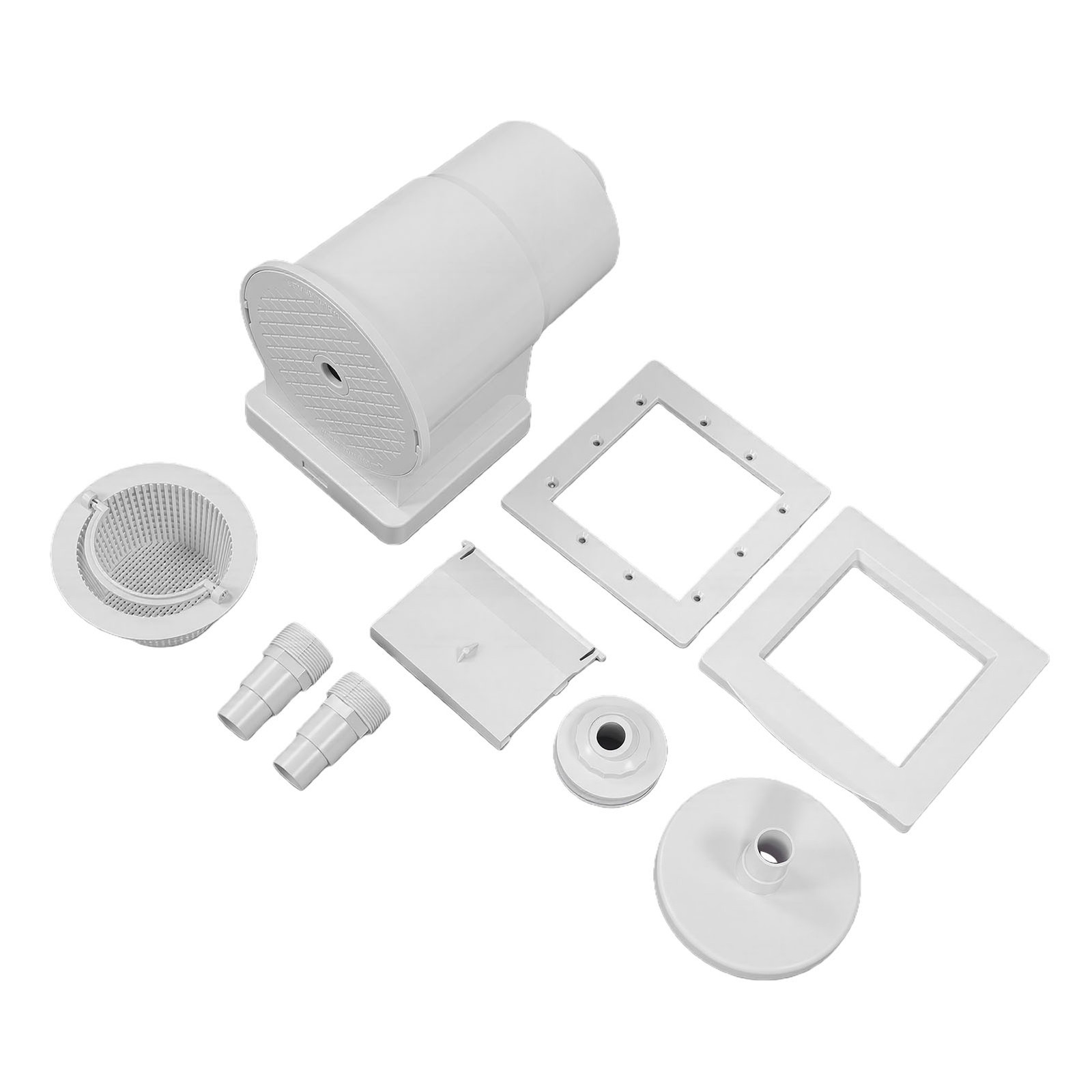 NEW Pool Wall Skimmer High Efficiency ABS Thru Wall Pool Skimmer Accessory Kit