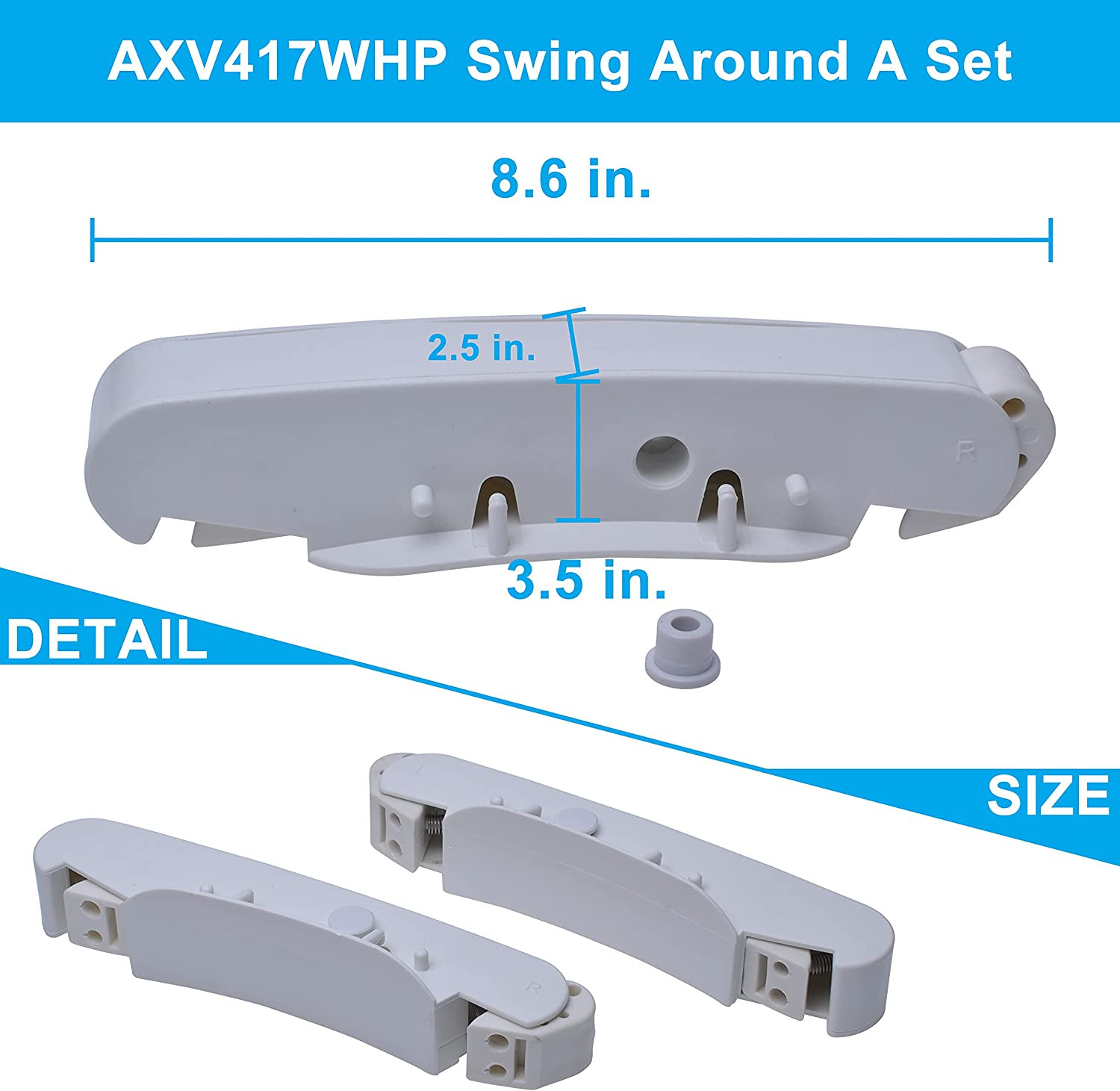 Pool Cleaner Kit AXV417WHP Compatible with Hayward Navigator Pool Vac Ultra Pool