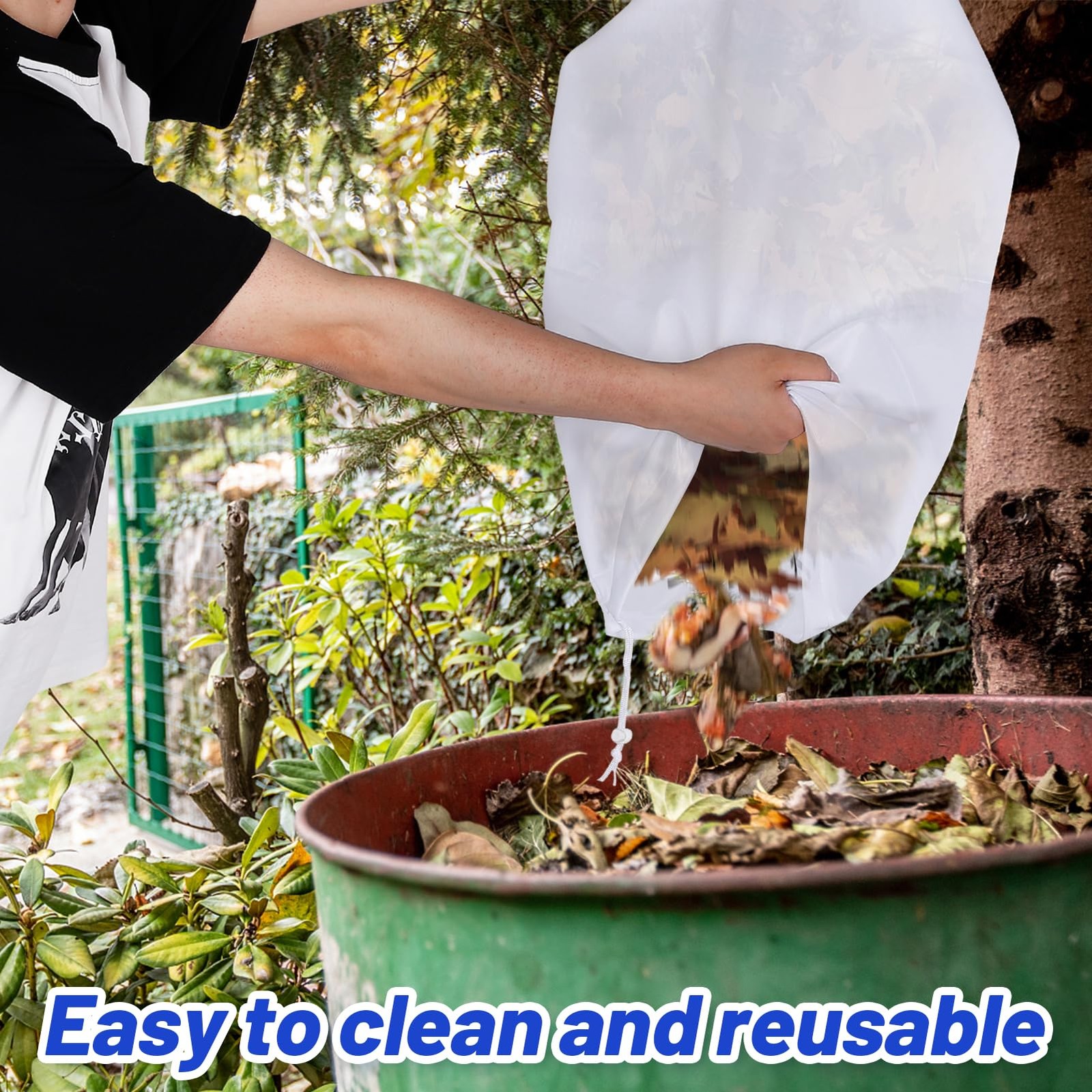 4 Packs High-Density Fine Mesh Replacement Bag- 16&Prime; x 24&Prime; Vacuum Pool Cleaner…