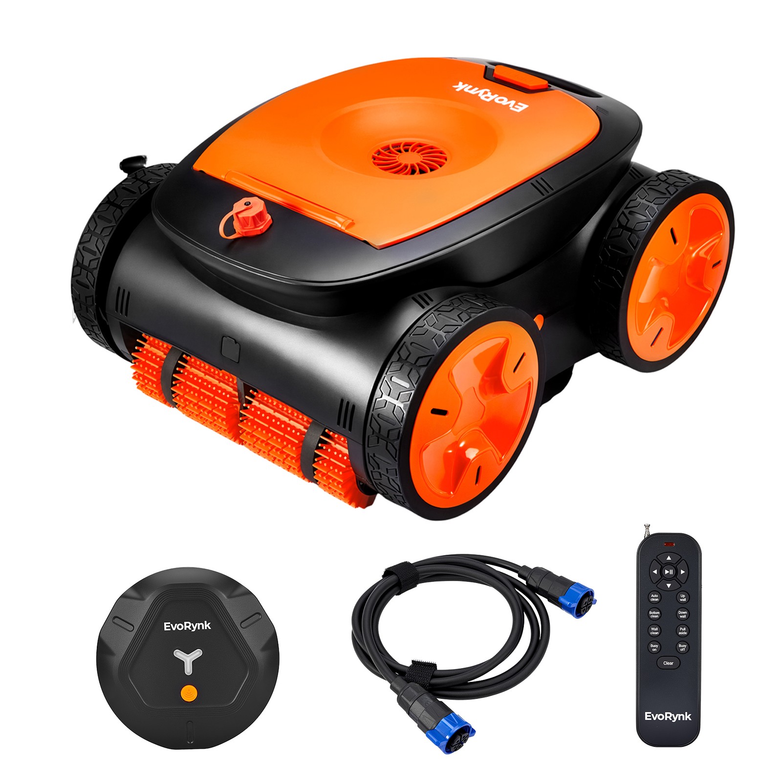Automatic Pool Vacuum Robot for In-ground & Above-Ground Pools 5640 GPH Suction