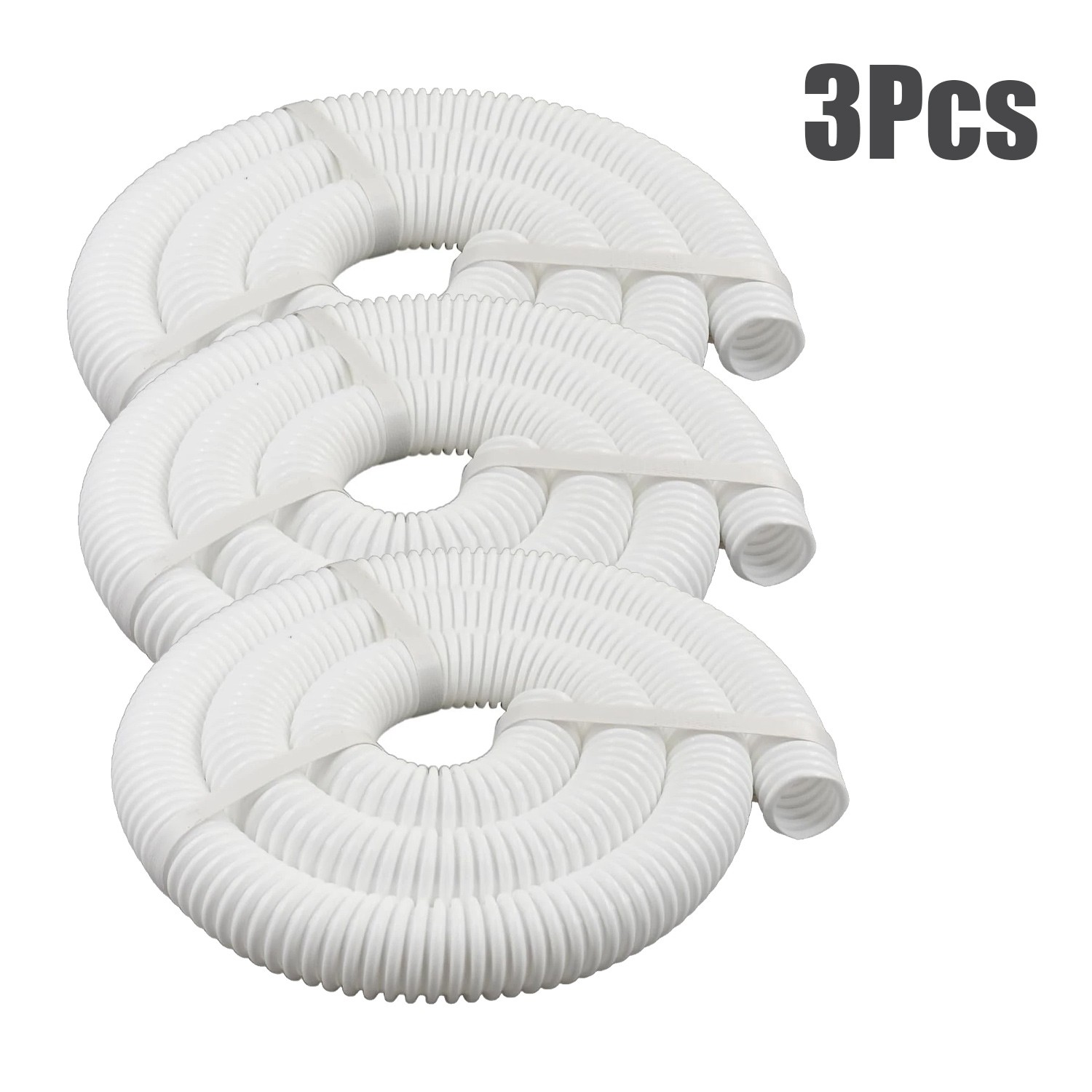 9-100-3102 FOR Polaris 360 6-Ft Pool Cleaner Cuff-less Feed Hose – 3 Pack