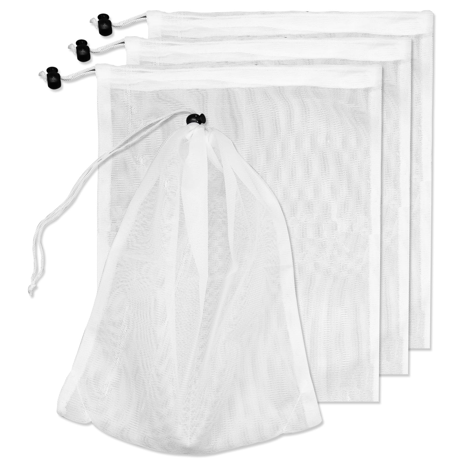 Replacement Pool Vacuum Mesh Bags 4 Pack Fine Mesh Leaf Filter Net Bags