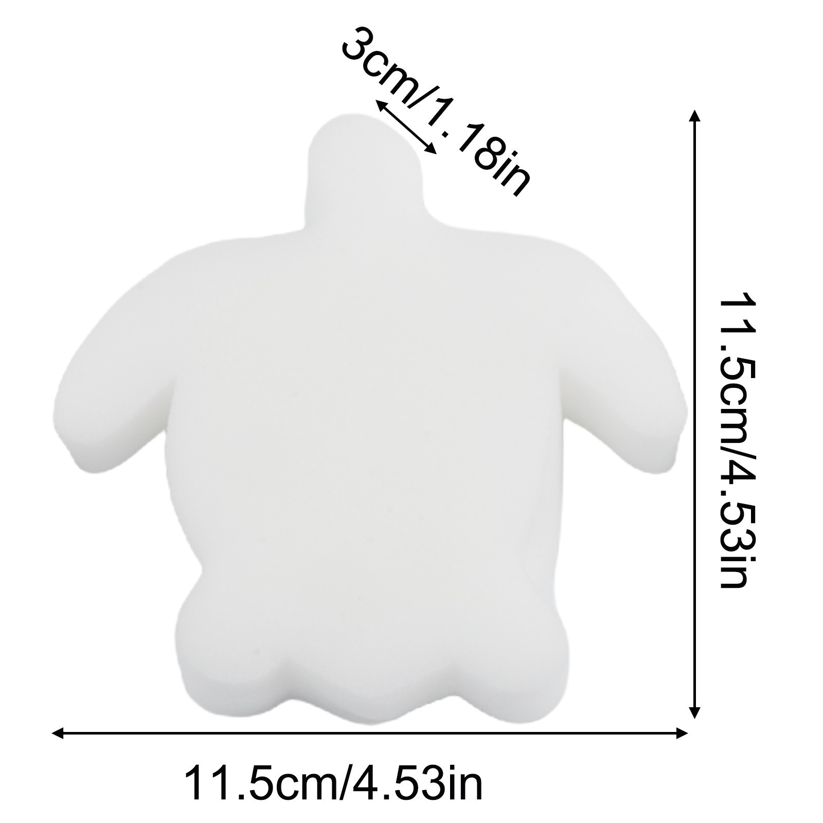 Turtle Shaped Cleaning Sponge Set of 10 for Pools and Inflatable Hot Tubs