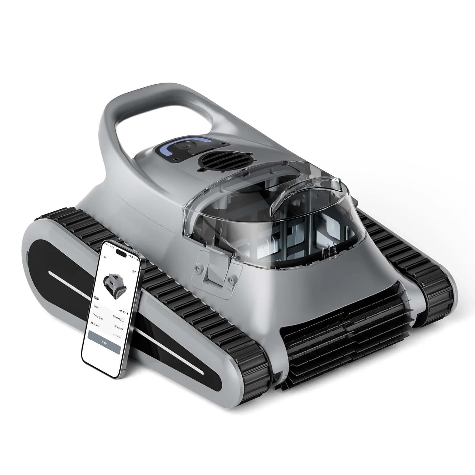 Seauto Crab Robotic Pool Cleaner 2024 – Auto Sonar Smart Floor & Wall Scrubber
