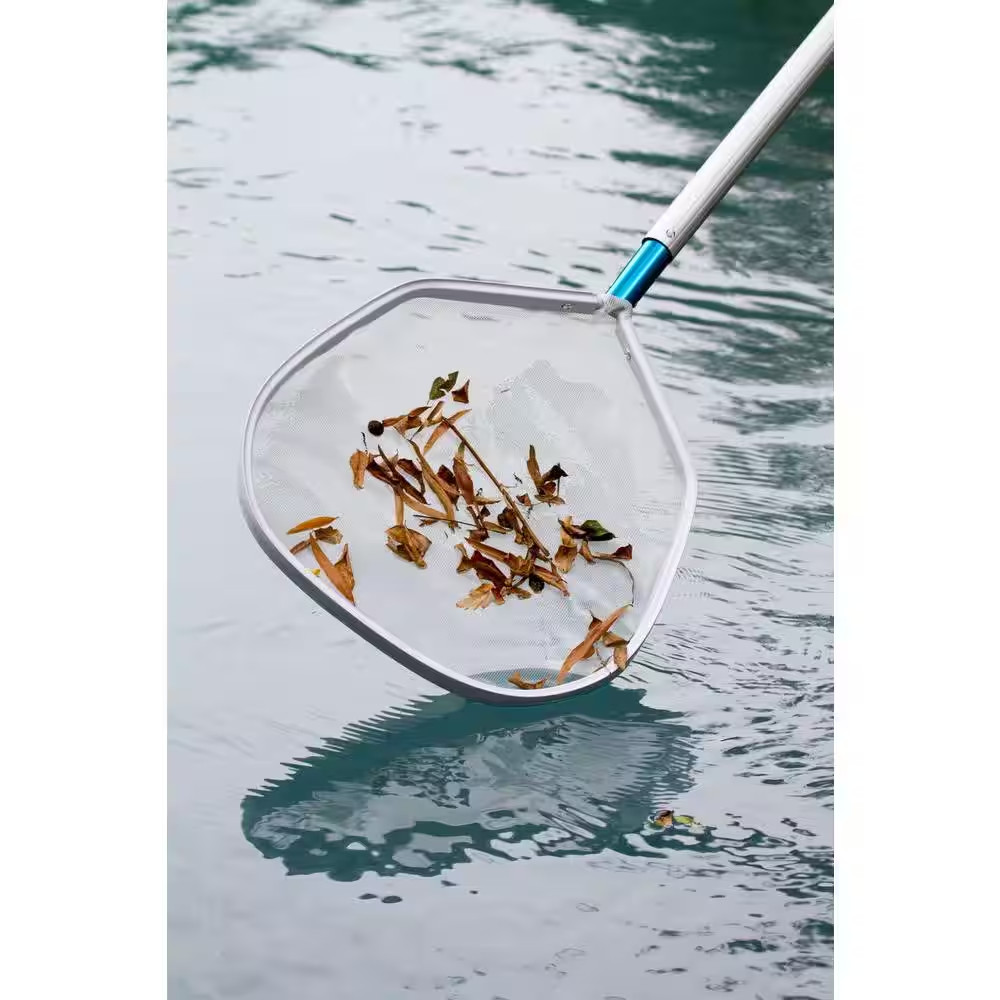Heavy-Duty Aluminum Leaf Skimmer for Swimming Pools and Spas