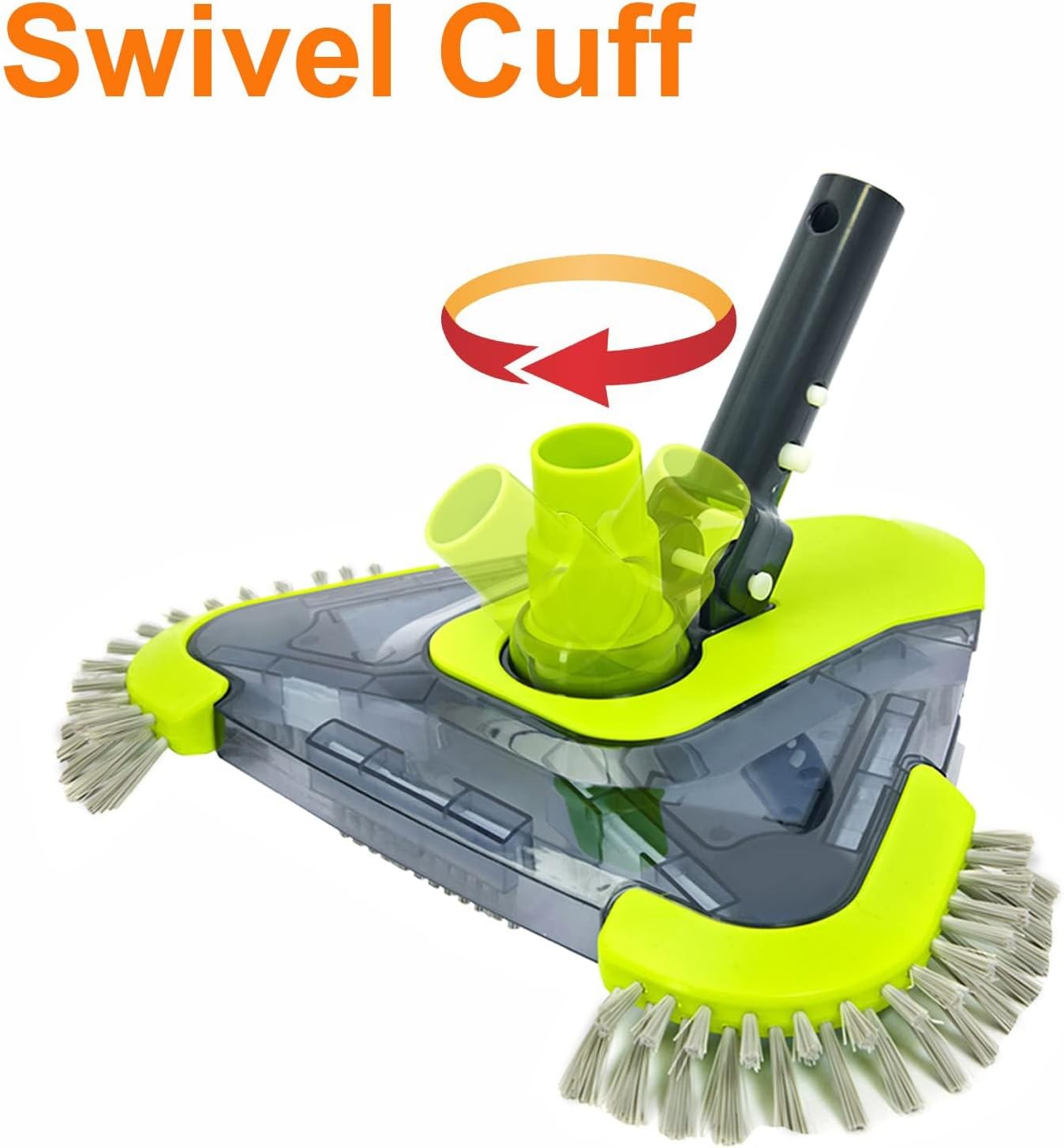 Sepetrel Weighted Triangular Pool Vacuum Head with Brush