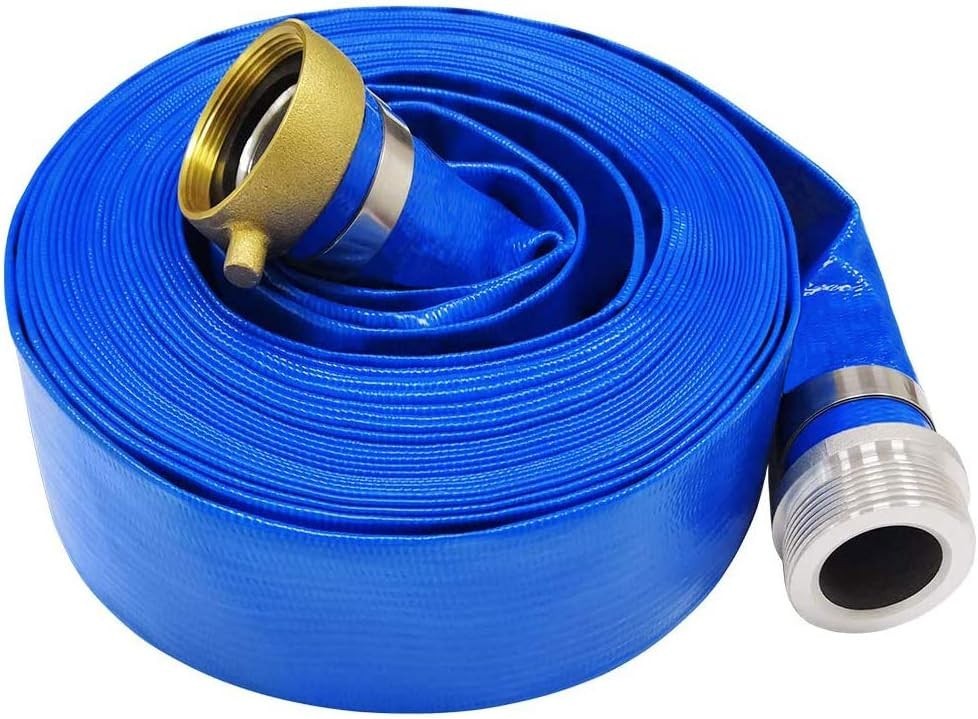 Heavy Duty 50 FT PVC Pool Backwash Hose – Flexible, Reliable, and Easy to Store