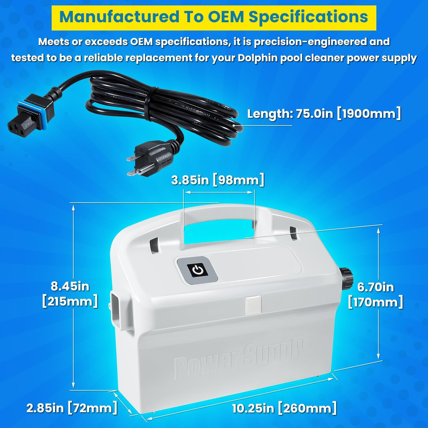 9995670-US-ASSY Basic Power Supply Replacement for Dolphin Diagnostic 2001/2002/