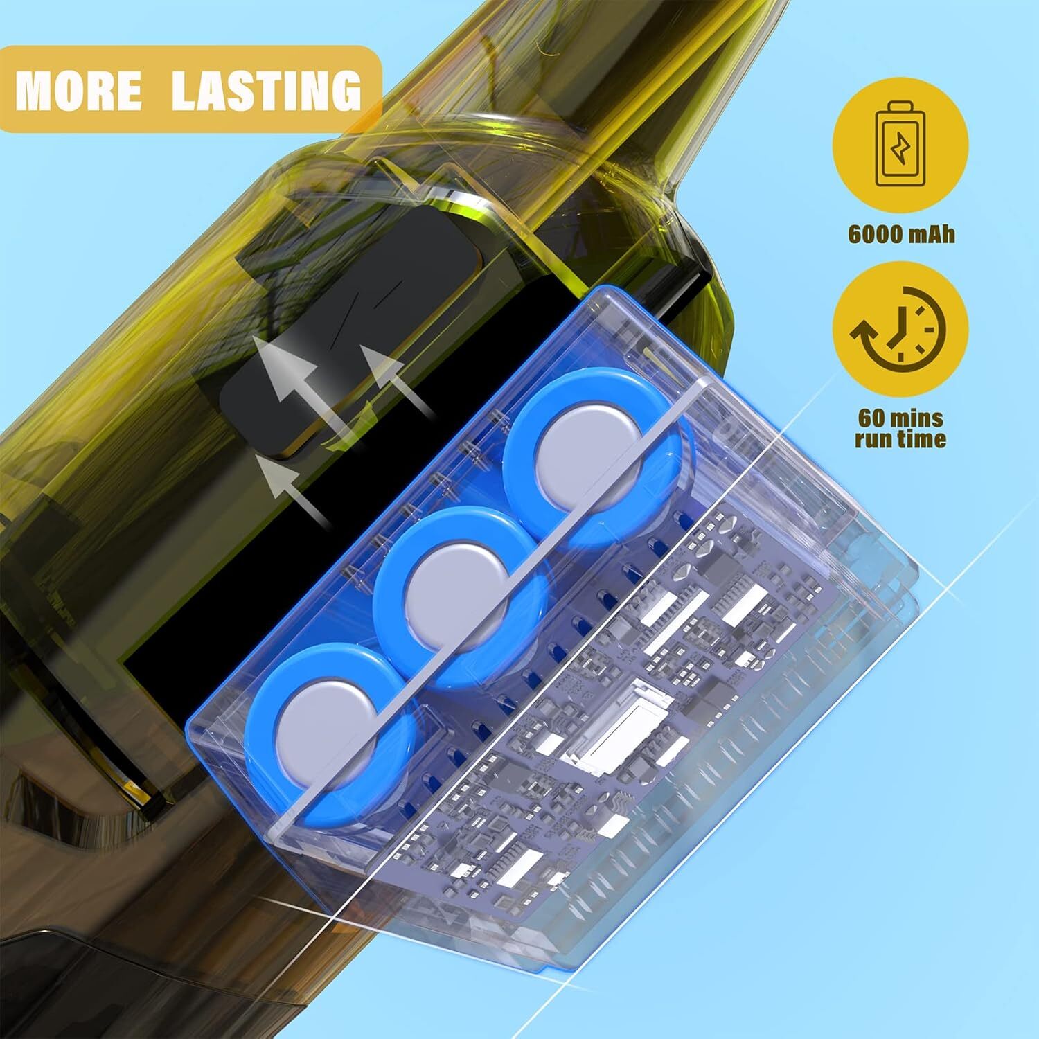 Rechargeable Handheld Cordless Pool Vacuum Cleaner Above Ground Pool / In Ground