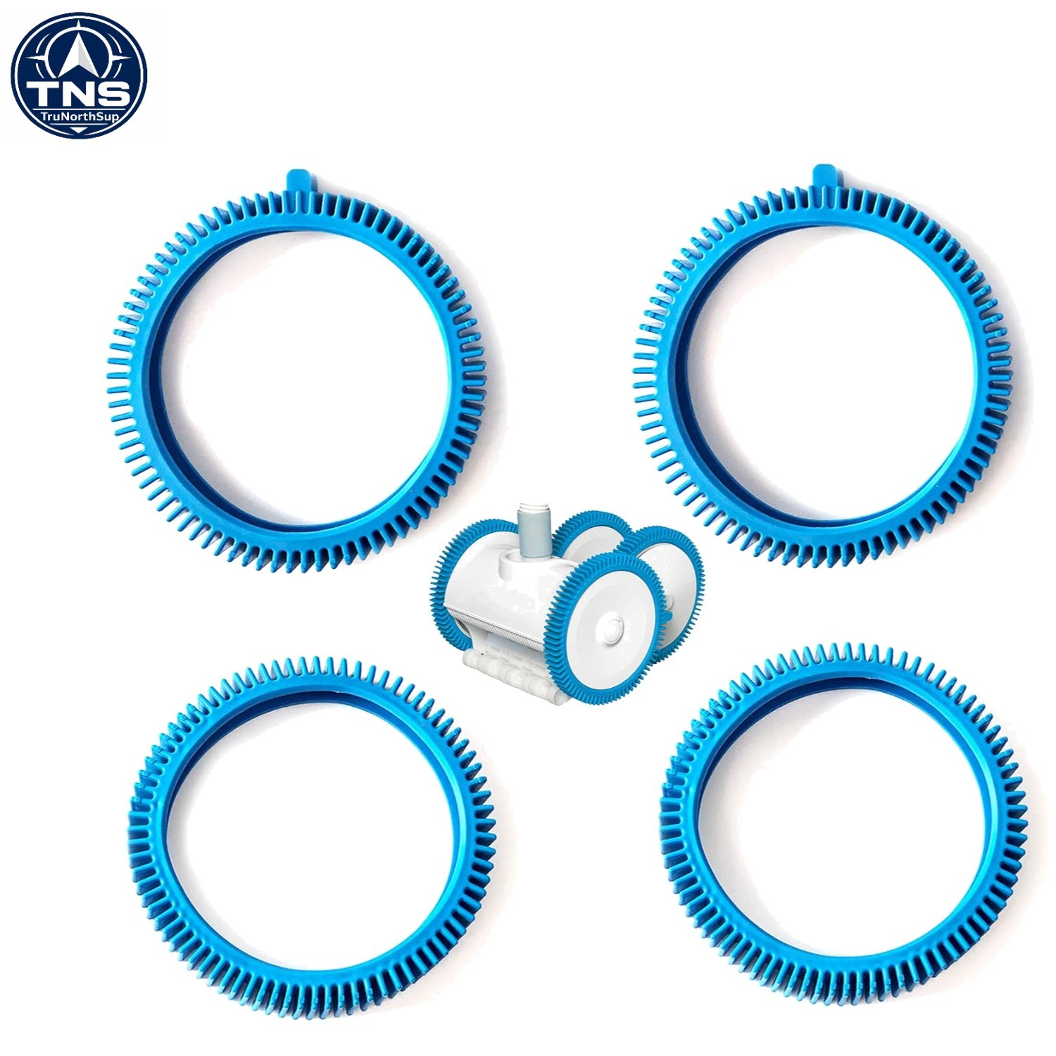 Aftermarket Tire Replacement Kit for Poolvergnuegen 896584000 Models – 4 Count