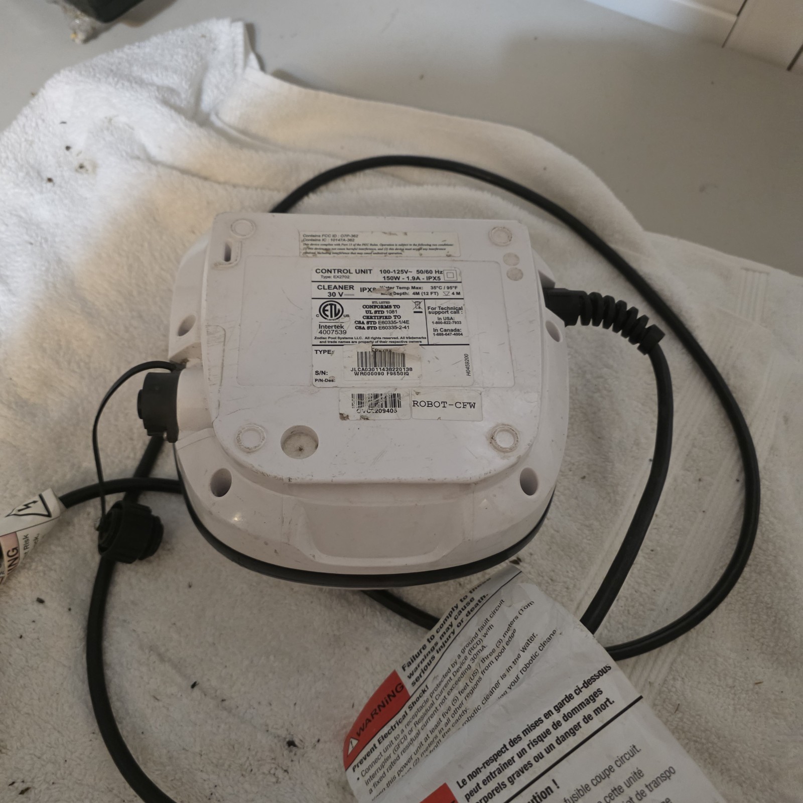 Polaris R0761800 Control Box For Polaris P9650 9650iQ, WiFi Type 1 Aqualink