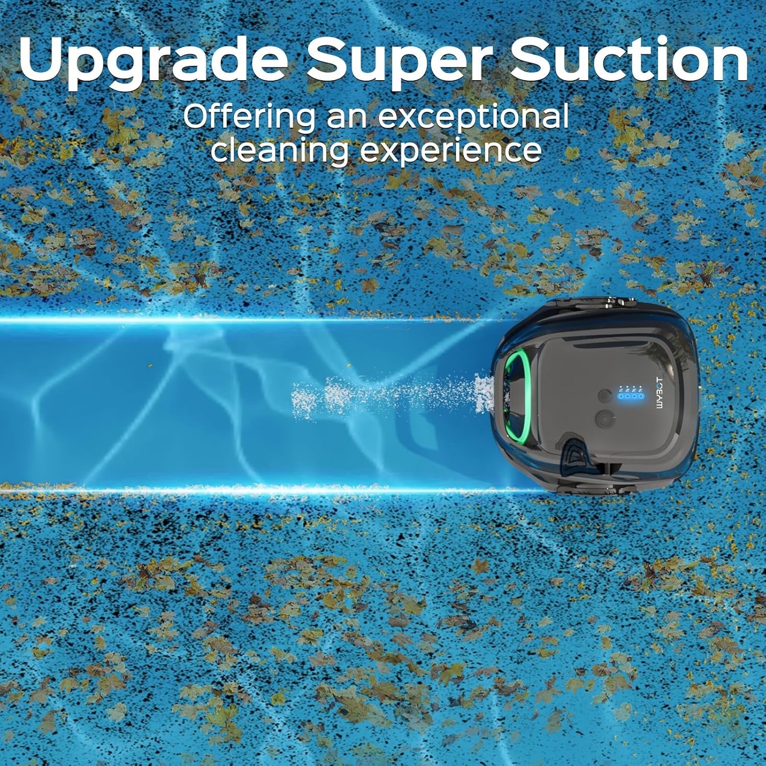 WYBOT A1 Robotic Pool Vacuum for Flat Above Ground Pools up to 1076 Sq.ft