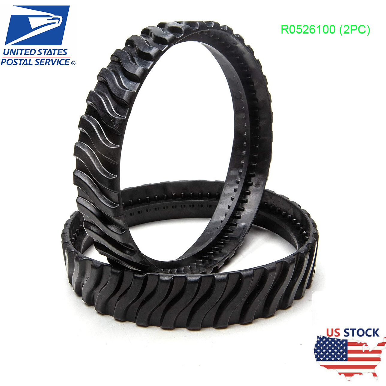 2Pcs Tracks Tyres Wheel For Zodiac MX8,MX6 Baracuda R0526100 Pool Cleaner Parts