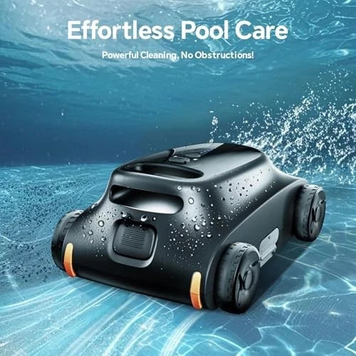 Seauto SAT10 Cordless Pool Vacuum for Inground Pools Floor Only Cleaning Black