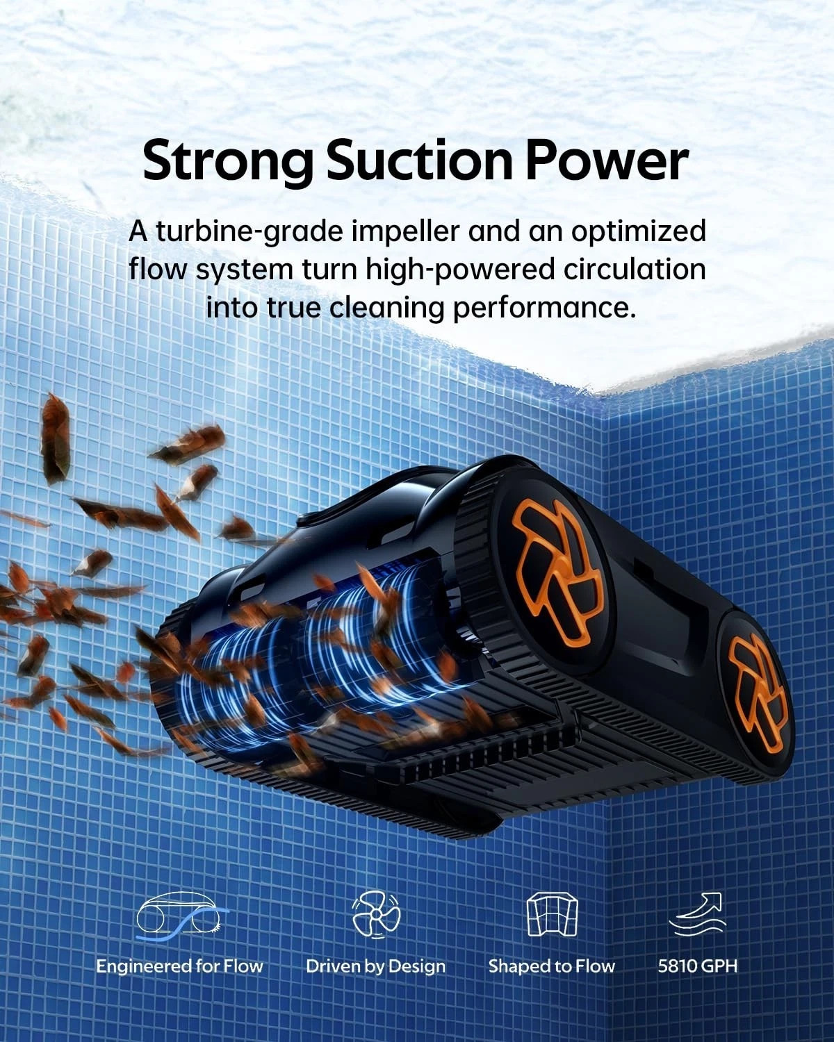 iGarden Pool Cleaner K25 150Min Cordless Robotic Pool Vacuum for Inground Pool