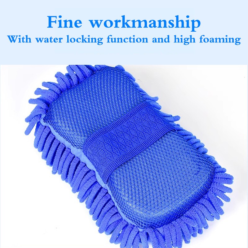 Car Wash Microfiber Car Washer Sponge Cleaning Car Detailing Washing Gloves