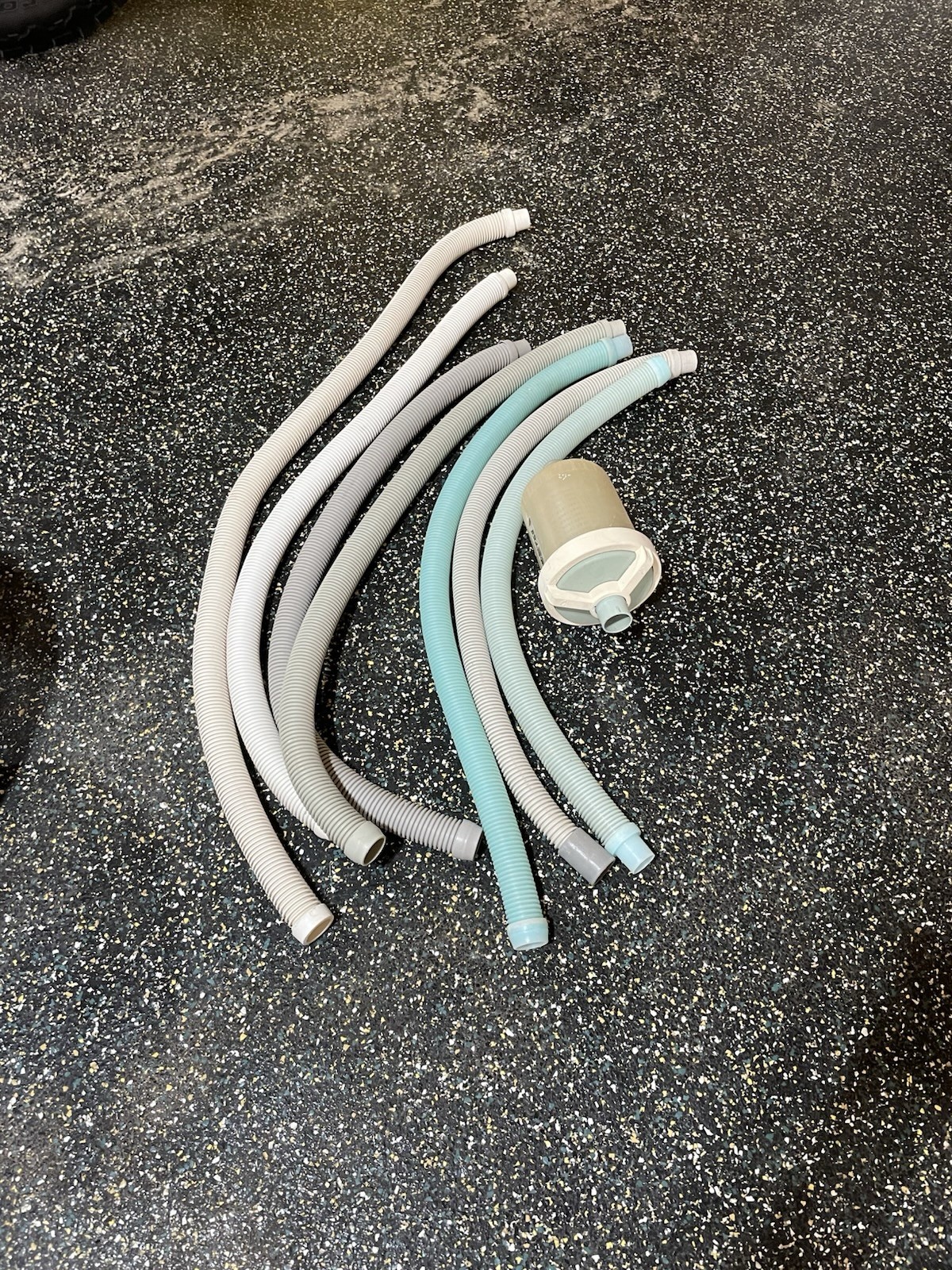 7pc Swimming Pool Vacuum Cleaner Hose Set, Plus leaf catcher filter