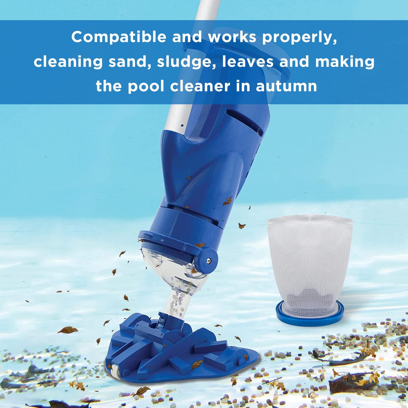 Pool Vacuum Filter Bag Compatible with Pool Blaster, Replacement for Water Te…