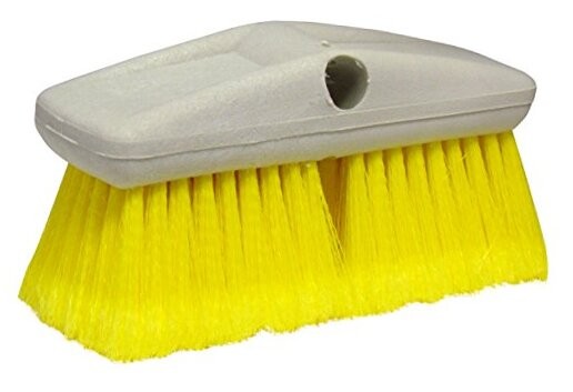 8&Prime; Durable Cleaning Brush – Soft, High-Density Star Standard 8&Prime; Brush Yellow