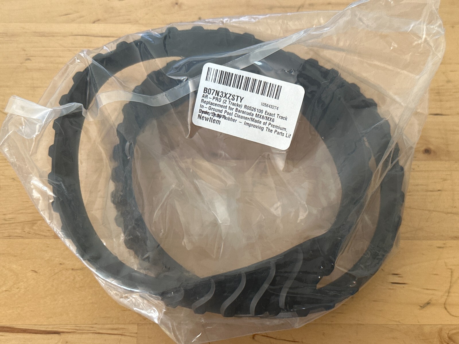 AR-PRO R0526100 Pool Cleaner Wheel Track Tire Replacement (2-Pack) 1-Pair