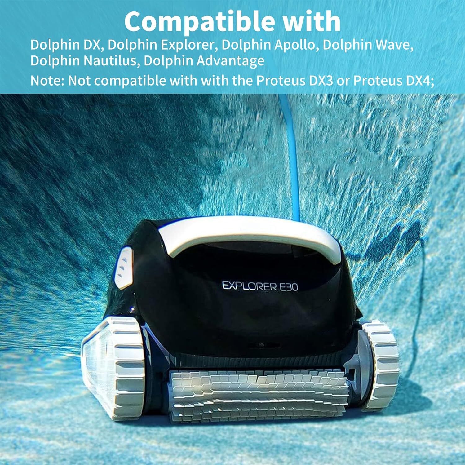 Durable Pool Cleaner Timing Track Grey, 9985006-R2, Compatible with Dolphin…