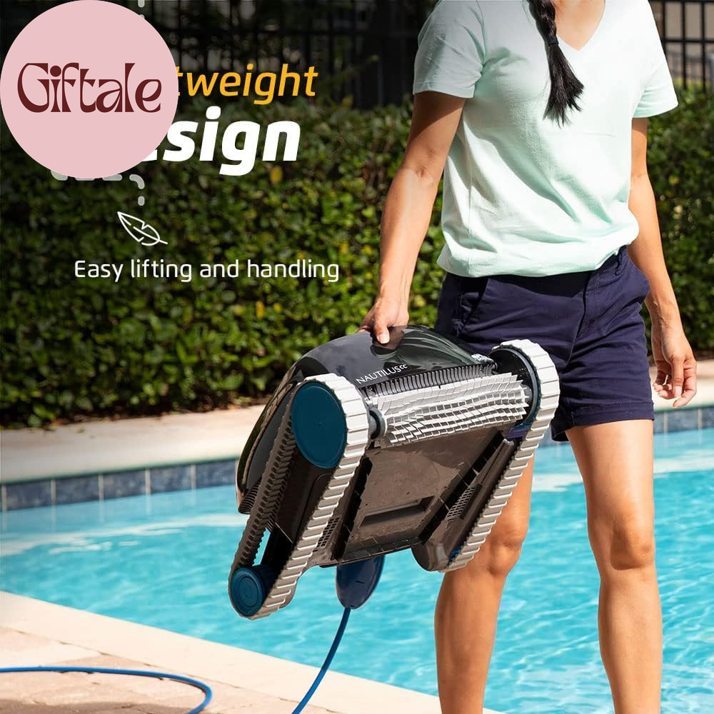 Nautilus CC Automatic Robotic Pool Vacuum Cleaner, Wall Climbing Scrubber Brush,