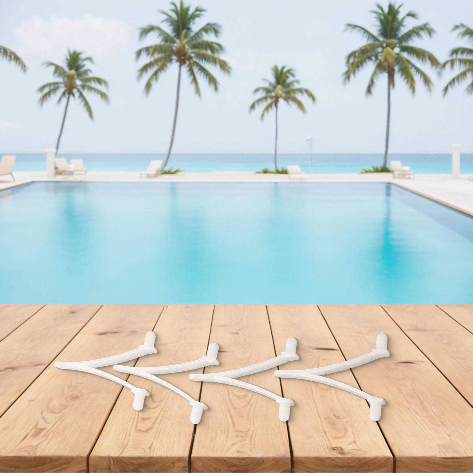 Upgrade Your For Swimming Pool Equipment with V Style Spring Clips Set of 4