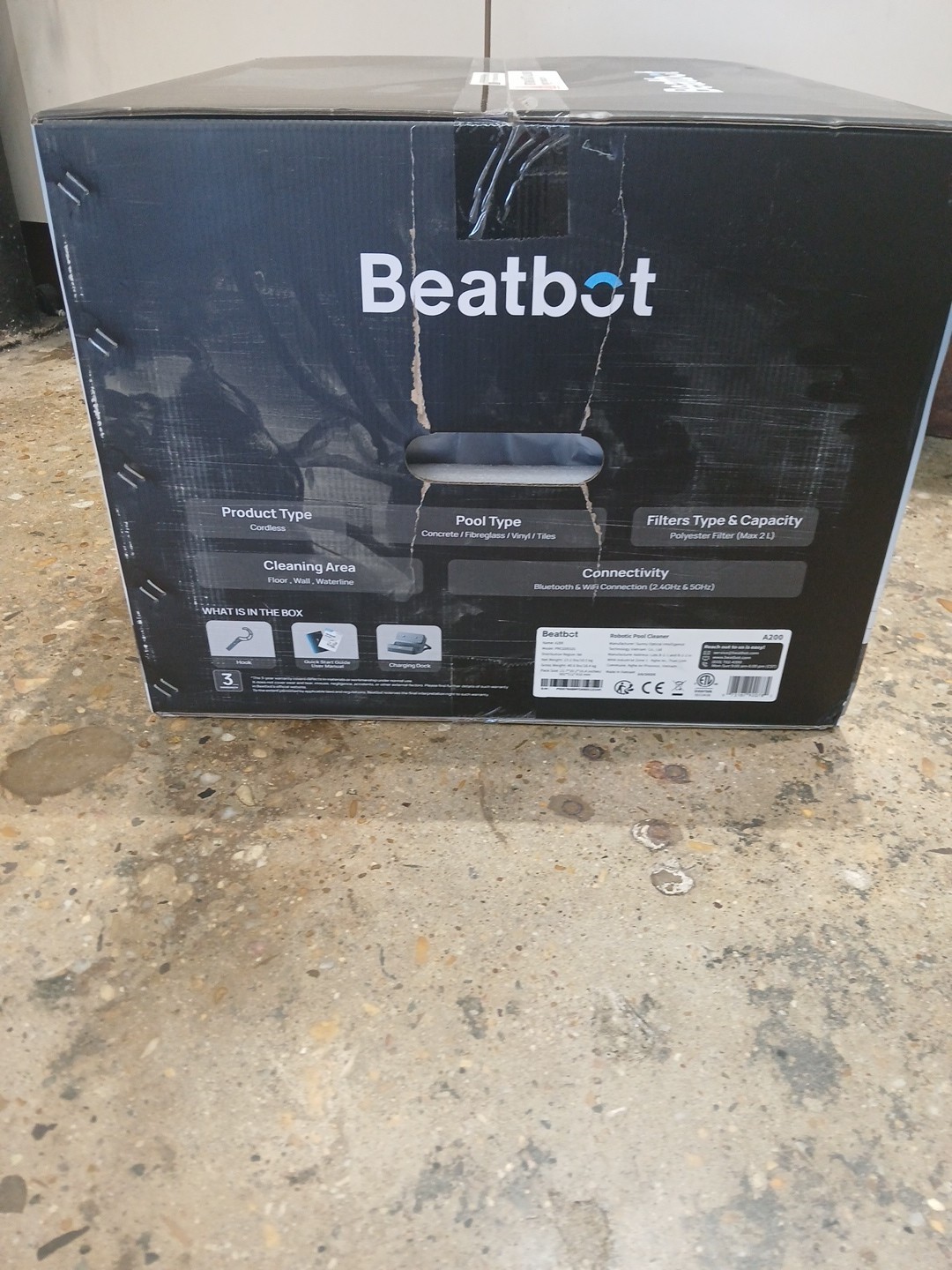 Beatbot A200 3-in-1 Robotic Pool Cleaner Black – New In Box