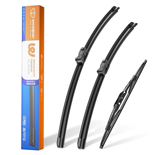 24&Prime;+17&Prime; Windshield Wiper Blades with 13&Prime; Rear Wiper Replacement for GMC