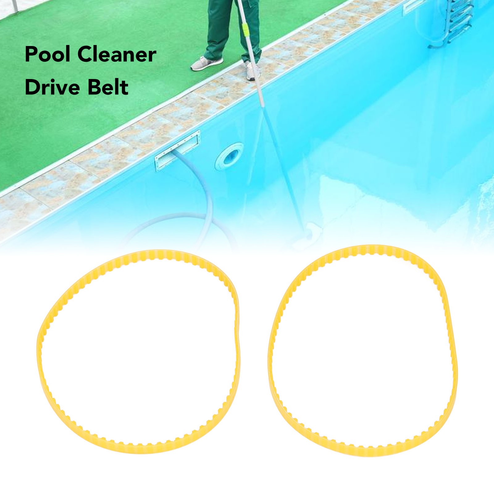 2PCS Products Pool Cleaner Drive Belts Replacement Premium PU Recommended