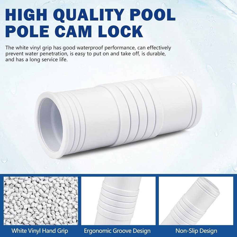 2 Pcs Pool Pole Handle Grip Replacement, Hand Grip for Swimming Pool & Spa1344