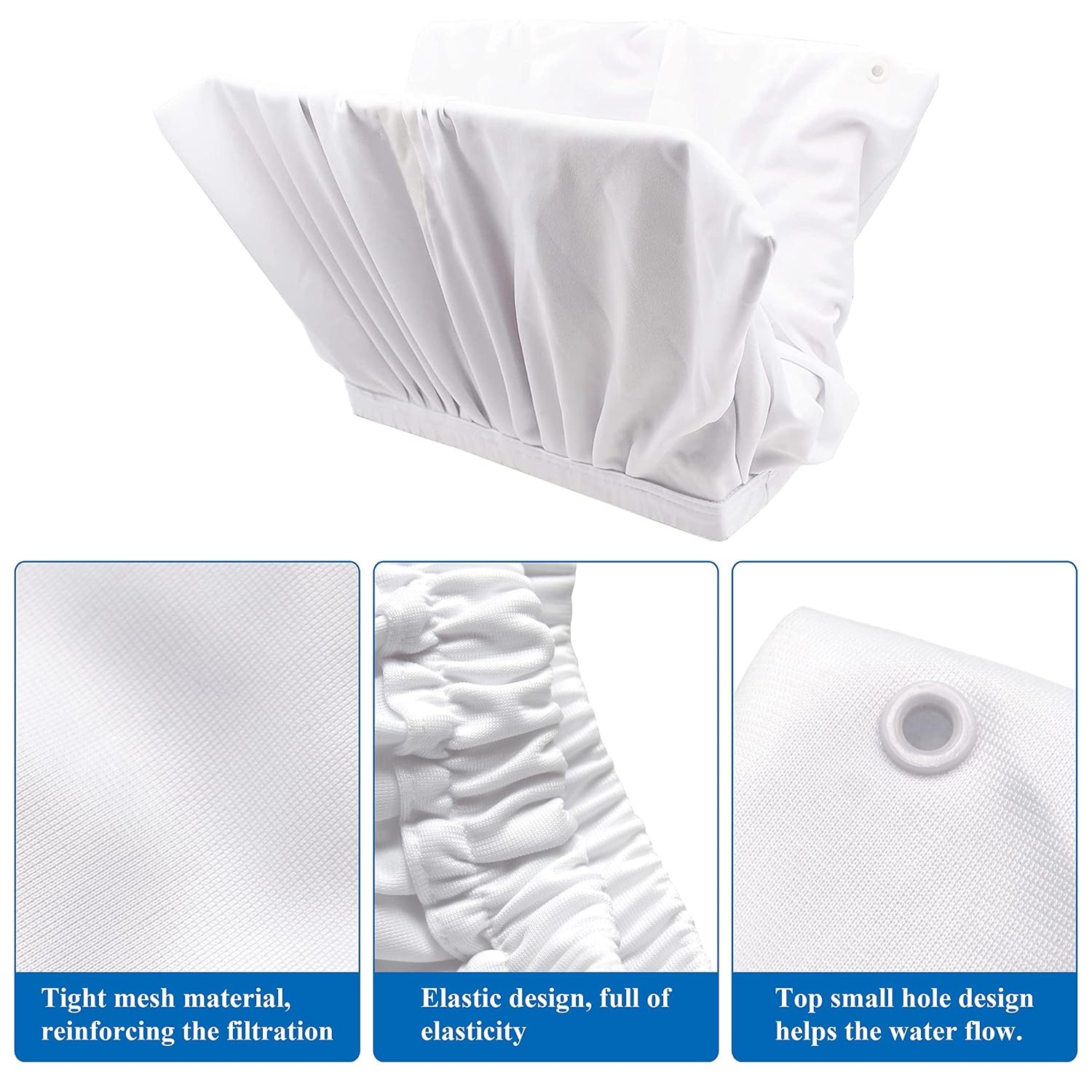A8111PK/8111/8101 Pool Cleaner Fine Filter Bag Replacement for Aquabot Pool Clea