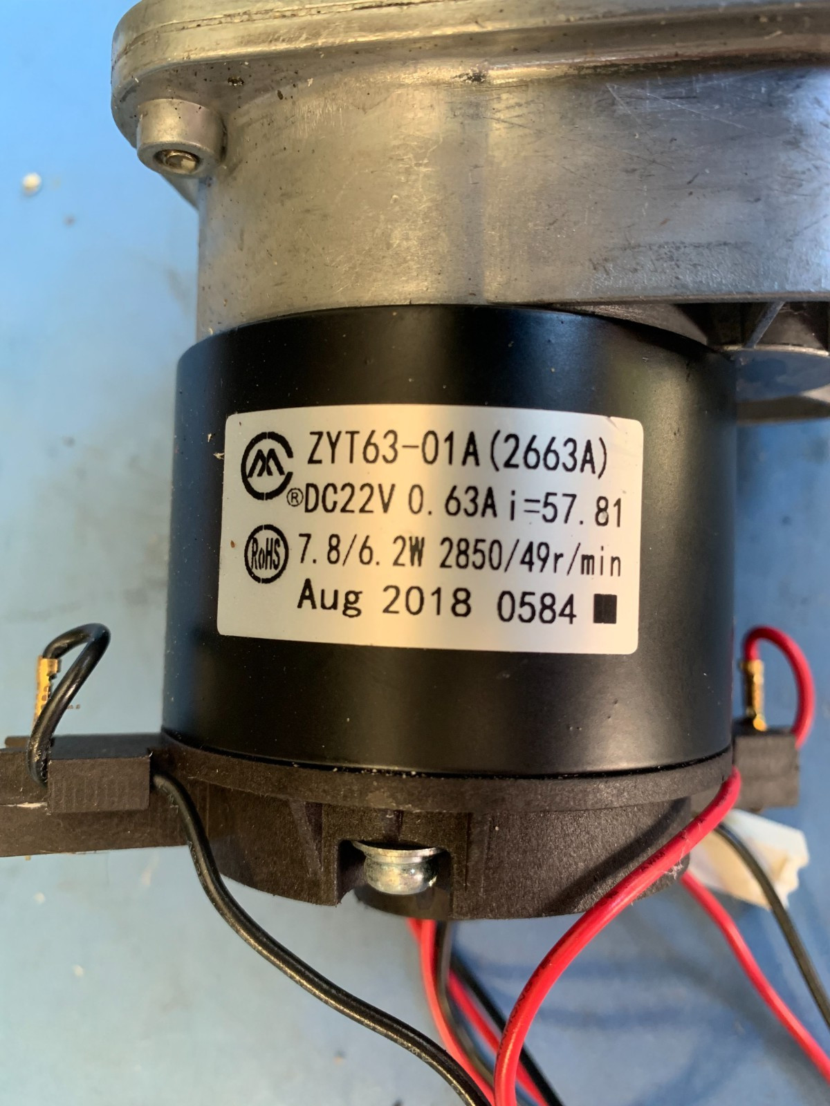 USED HAYWARD DRIVE MOTOR TIGERSHARK CLEANER ZYT63-01A