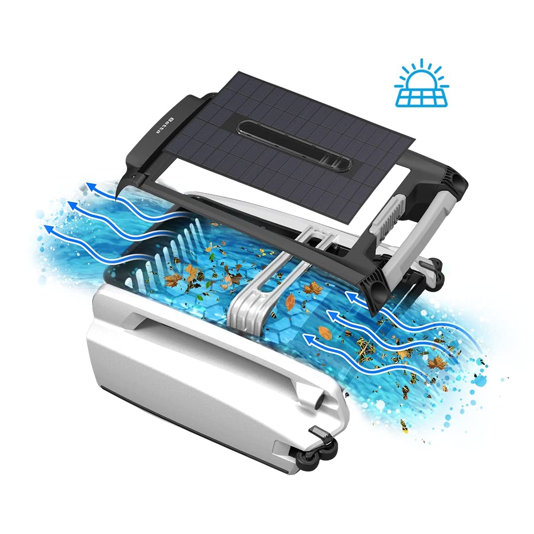 Betta SE Solar Powered Automatic Robotic Pool Surface Skimmer Cleaner with 24/7
