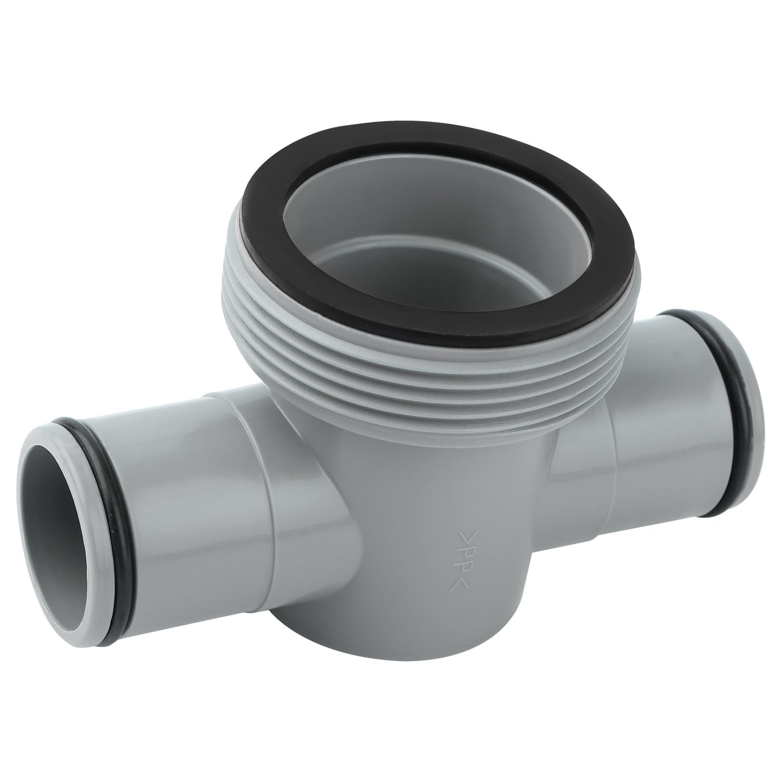 P61408 T Joint Pool 1 1/2&Prime; (1.5 inches) and 1 1/4&Prime; (1.25 hoses, Gray