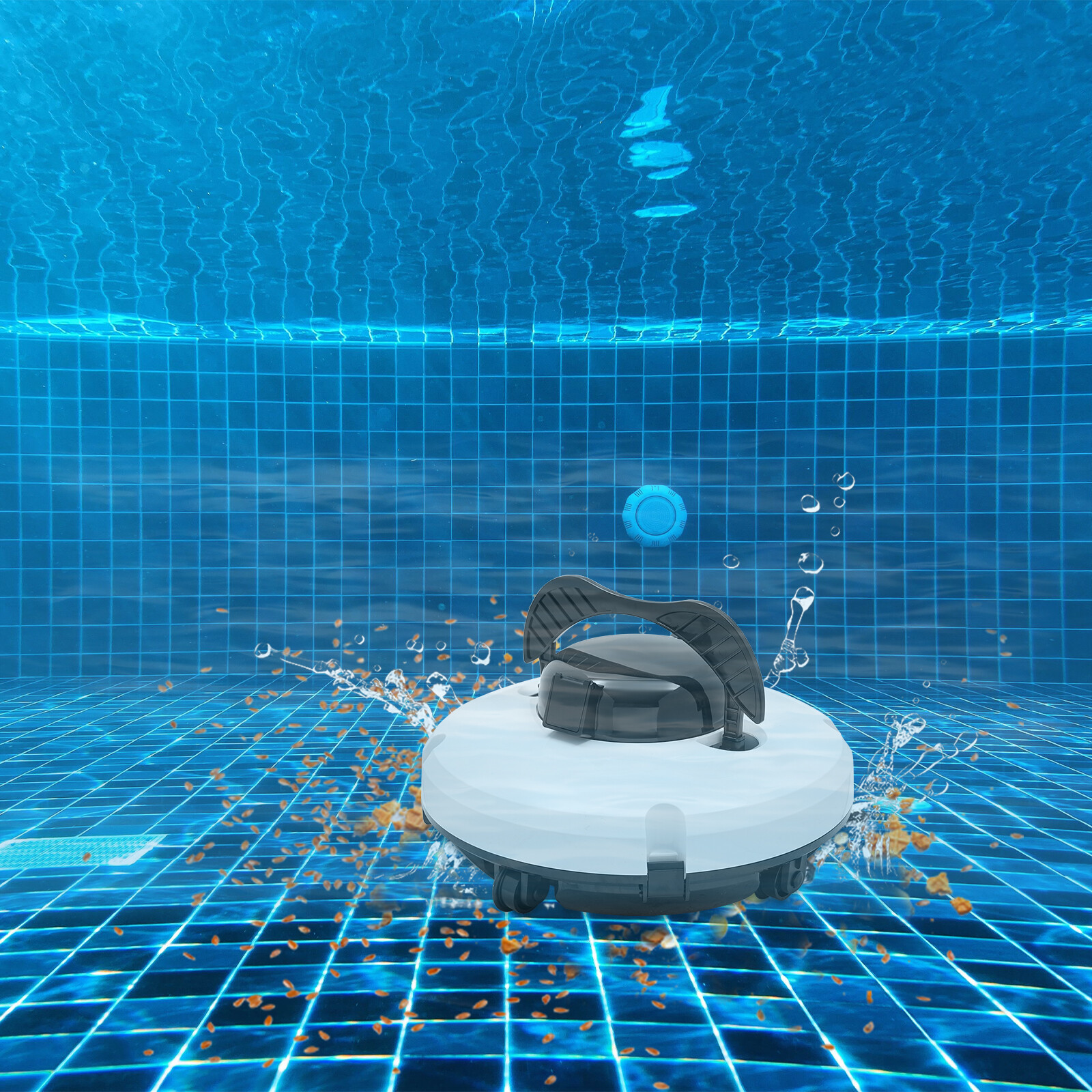 Cordless Pool Vacuum Robot Cleaner Automatic Pool Robot Cleaner Cleaning IPX8