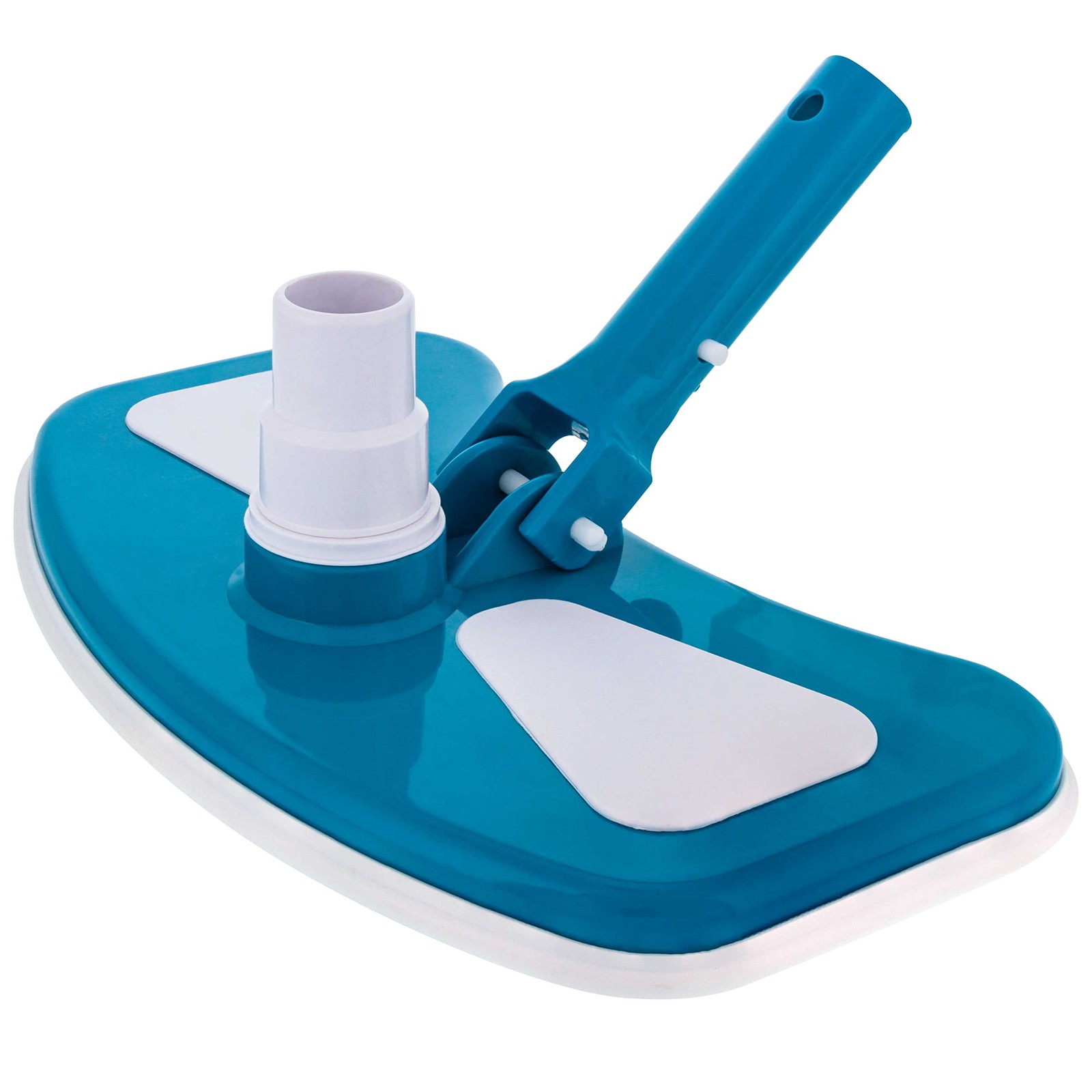 U.S. Pool Supply 12&Prime; Deluxe Weighted without Side Brushes, blue and white